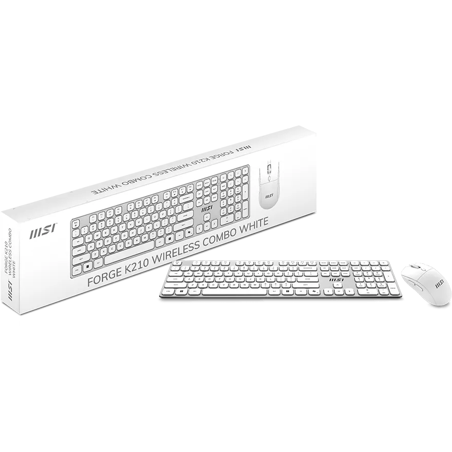 Clavier + souris MSI Forge K210 Wireless Combo White - S11-43FR311-Y92 - photo 5
