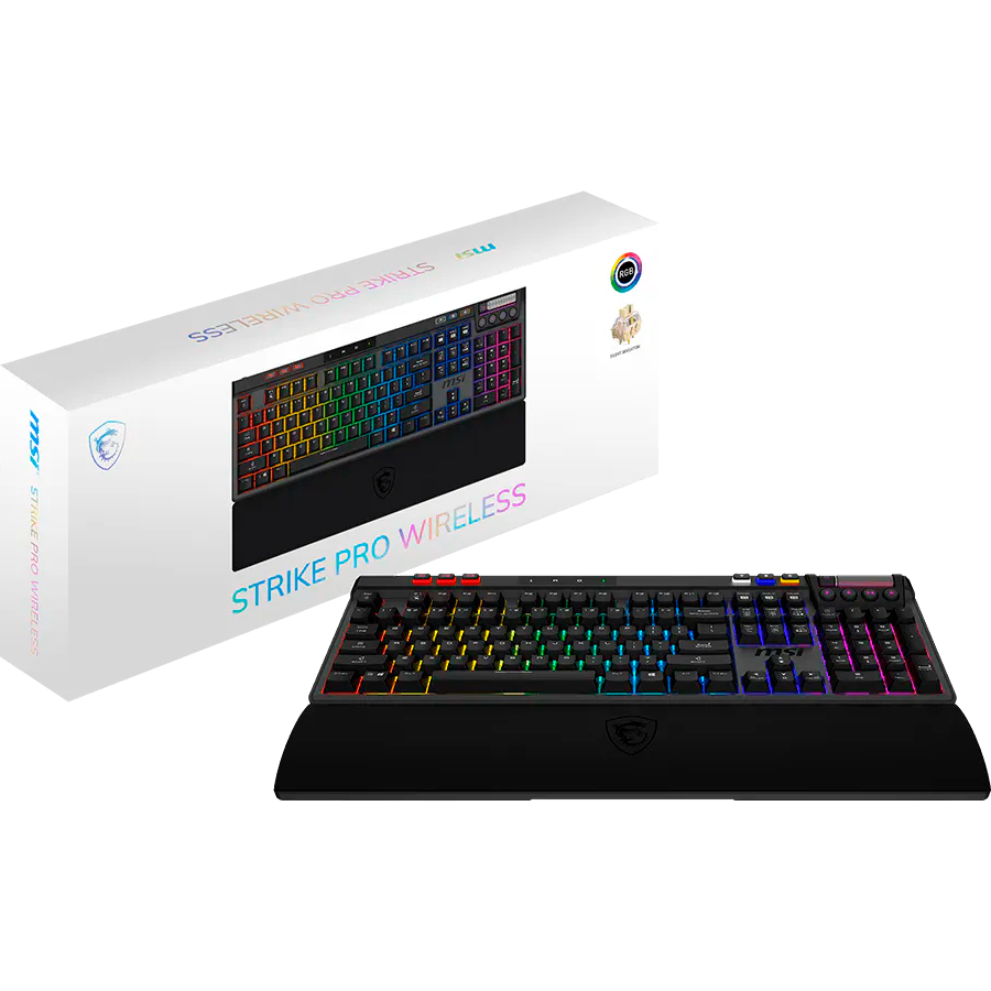 Clavier MSI STRIKE PRO WIRELESS Black - S11-43FR209-CLA - photo 5