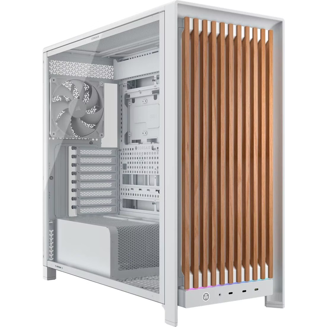 Boîtier Corsair Frame 5000D Wood RS White/Oak (CC-9011354-WW)