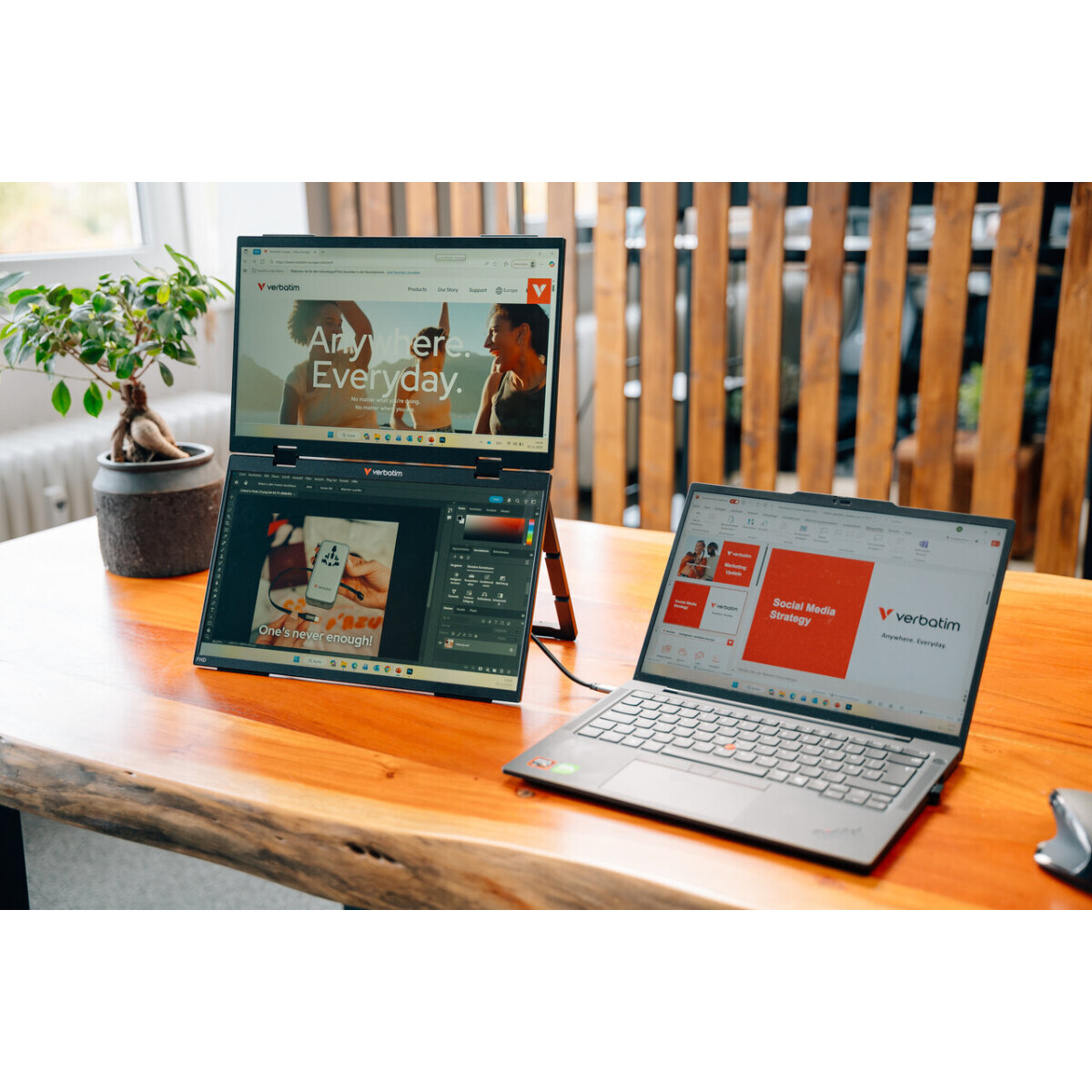 Écran portable Verbatim 16" Dual Monitor Essentials (32403) - photo 3