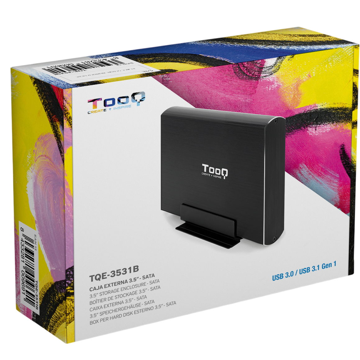 Boîtier externe pour disque dur TooQ TQE-3531B Black - photo 7