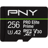 Carte mémoire 256GB MicroSD PNY PRO Elite Prime + SD adapter (P-SDU256V32200PEP-GE)