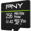 Carte mémoire 256GB MicroSD PNY PRO Elite Prime + SD adapter (P-SDU256V32200PEP-GE) - photo 2