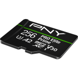 Carte mémoire 256GB MicroSD PNY PRO Elite Prime + SD adapter (P-SDU256V32200PEP-GE)