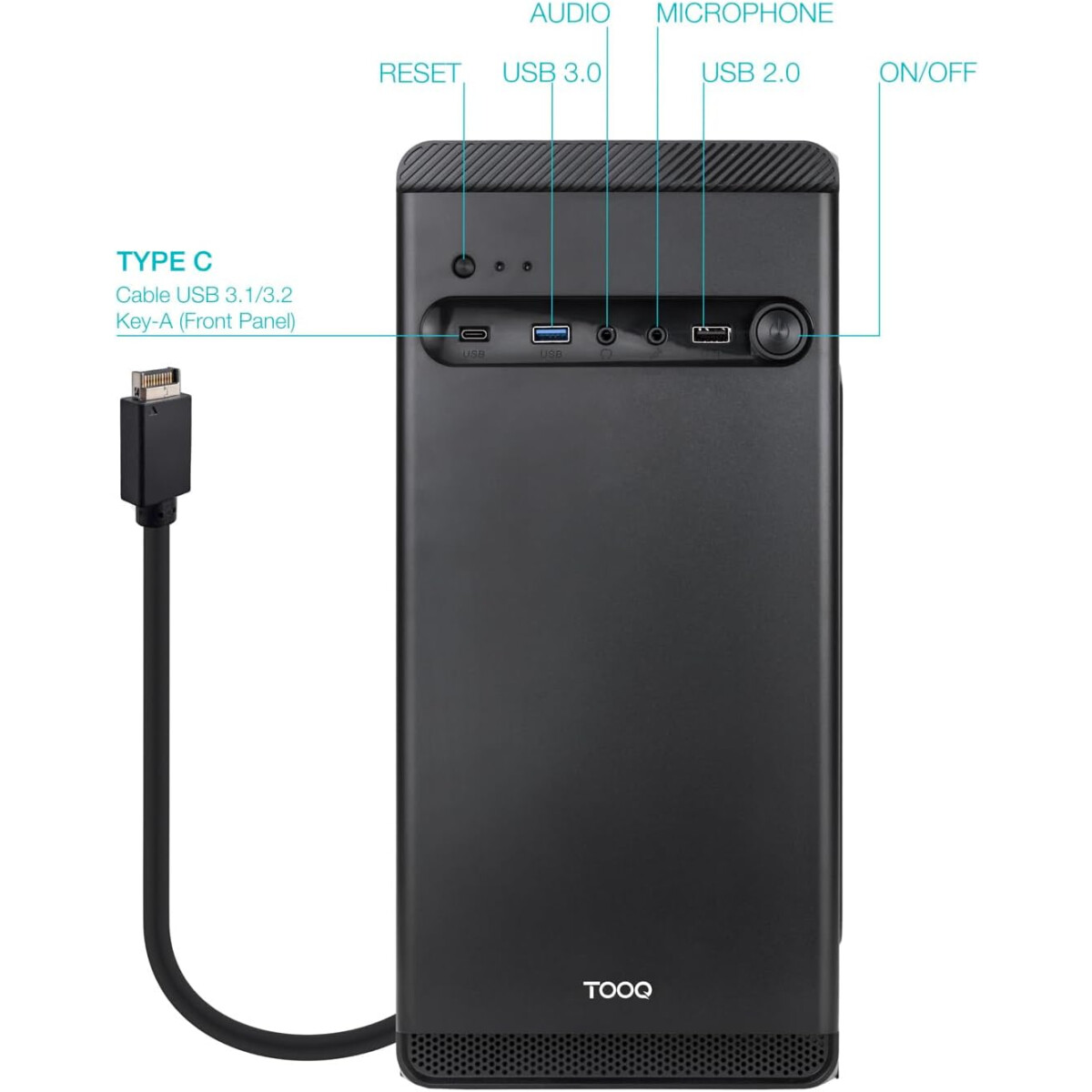 Boîtier TooQ Dodeka Ultra 500W - TQC-4702-SP - photo 2