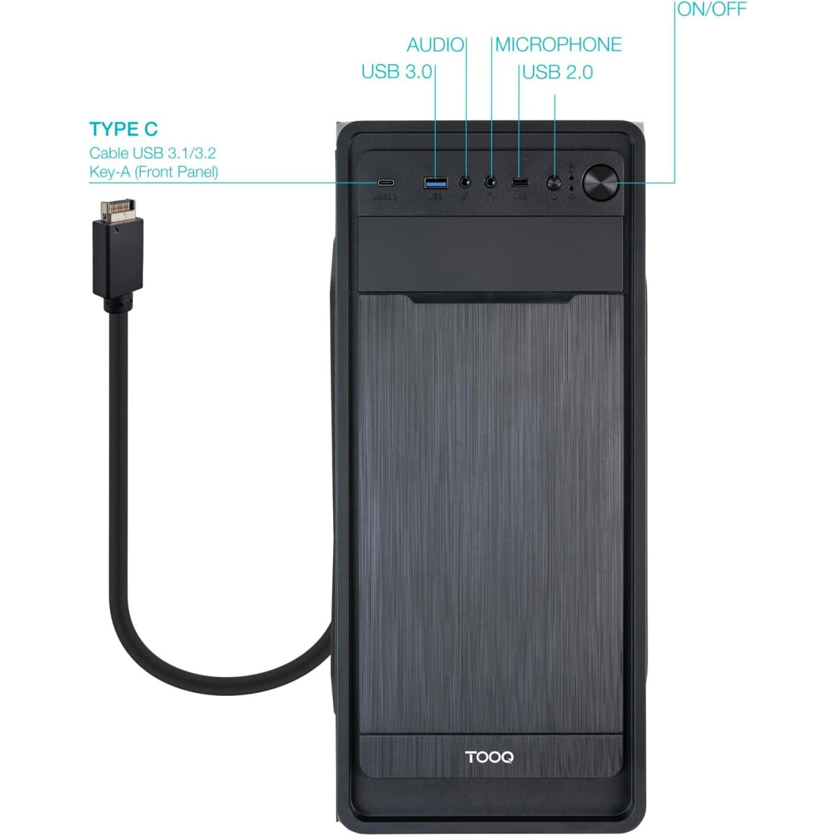 Boîtier TooQ Prisma Ultra 500W - TQC-5701-SP - photo 2