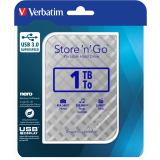 Disque dur externe 1TB Verbatim Store 'n' Go Silver (53197)
