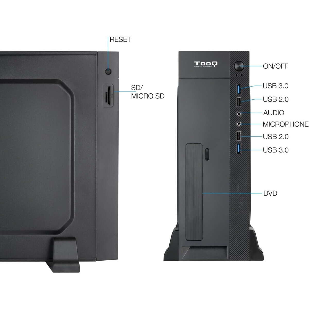 Boîtier TooQ TQC-3008U3C 500W - photo 2