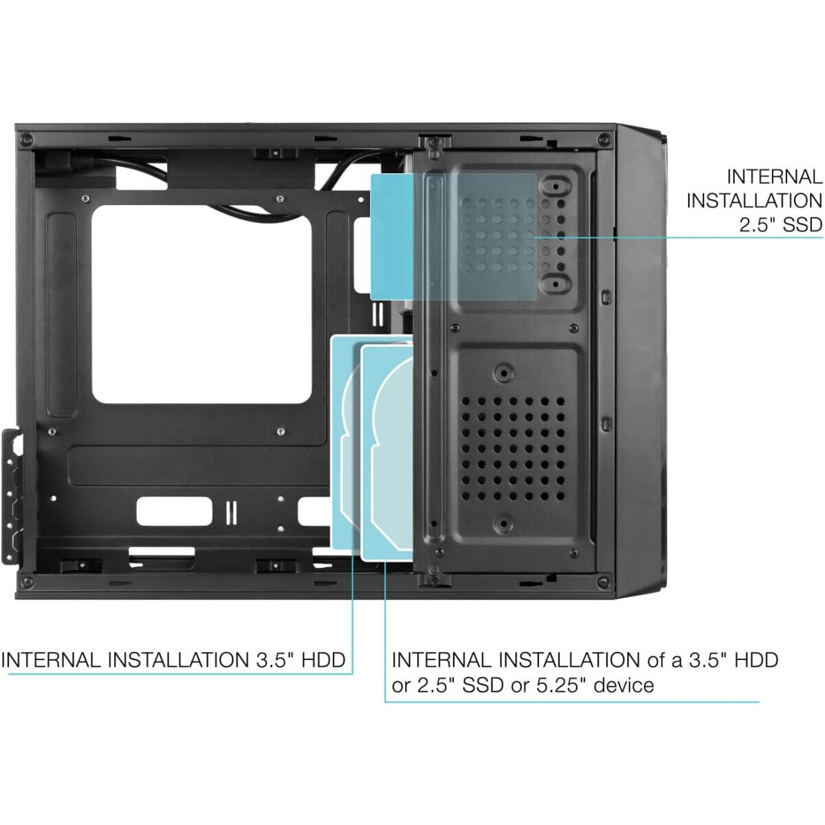 Boîtier TooQ TQC-3008U3C 500W - photo 3
