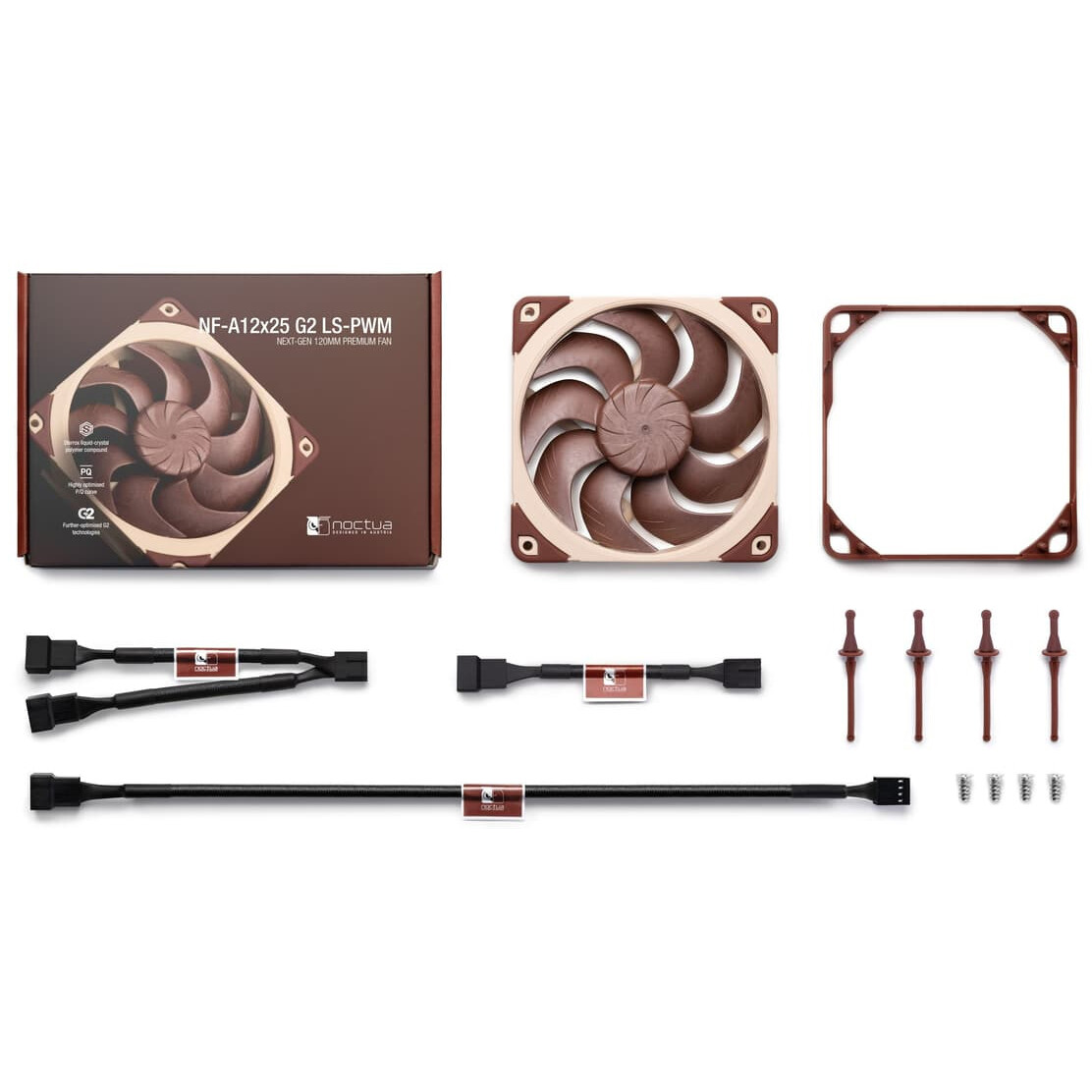 Ventilateur de boîtier Noctua NF-A12x25 G2 LS-PWM - photo 4
