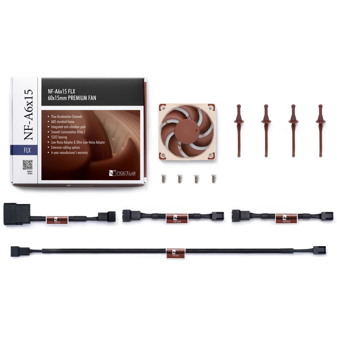 Ventilateur pour boîtier Noctua NF-A6x15 FLX - photo 5