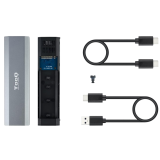 Boîtier externe pour SSD M.2 TooQ Shura TQE-2223G Grey