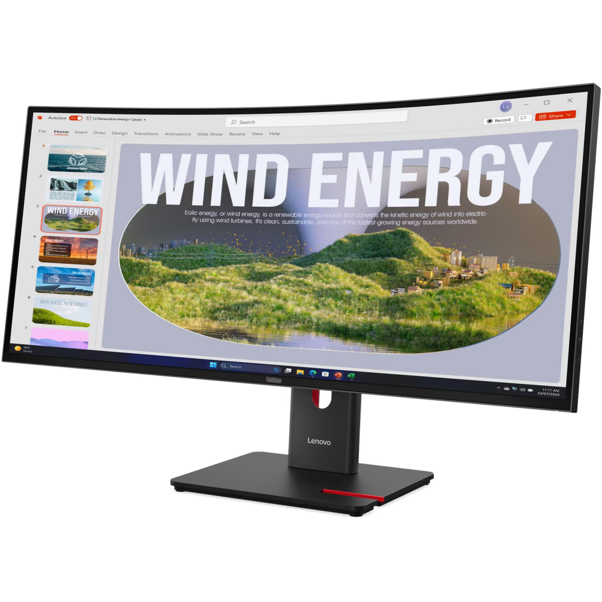 Écran Lenovo 34" ThinkVision T34WD-40 (64AEGAT1EU) - photo 2