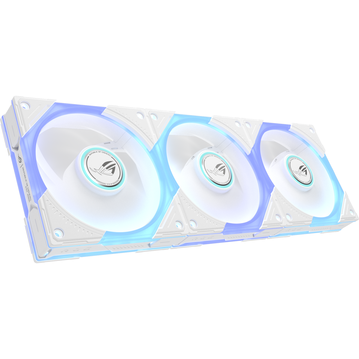 Ventilateur pour boîtier ASUS ROG Eurux GR120 ARGB White (3 pcs) - 90DA00J3-B09020 - photo 2