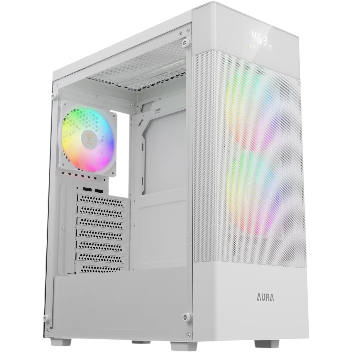Boîtier GAMDIAS AURA GC5 ELITE ARGB WH - 16333-82C33-10800-G
