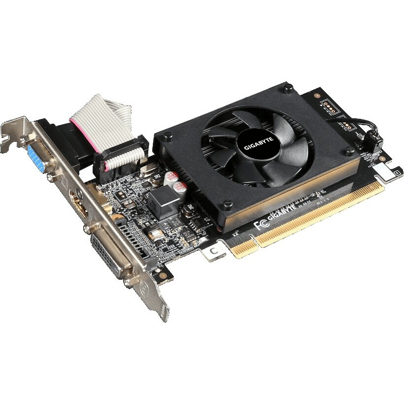 Carte graphique NVIDIA GeForce GT 710 Gigabyte 2GB (GV-N710D3-2GL) - GV-N710D3-2GL (v2.0)