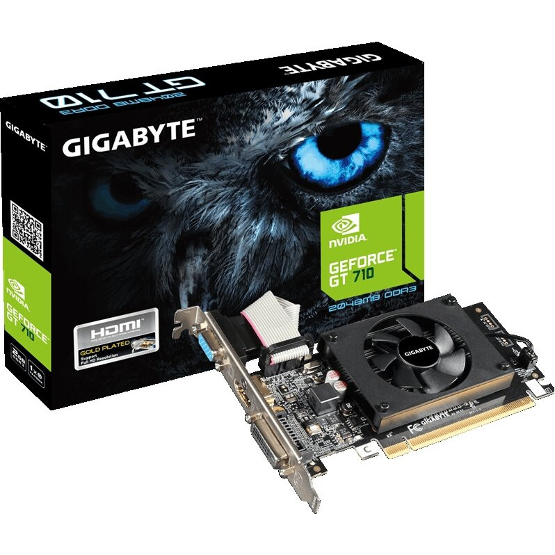 Carte graphique NVIDIA GeForce GT 710 Gigabyte 2GB (GV-N710D3-2GL) - GV-N710D3-2GL (v2.0) - photo 5