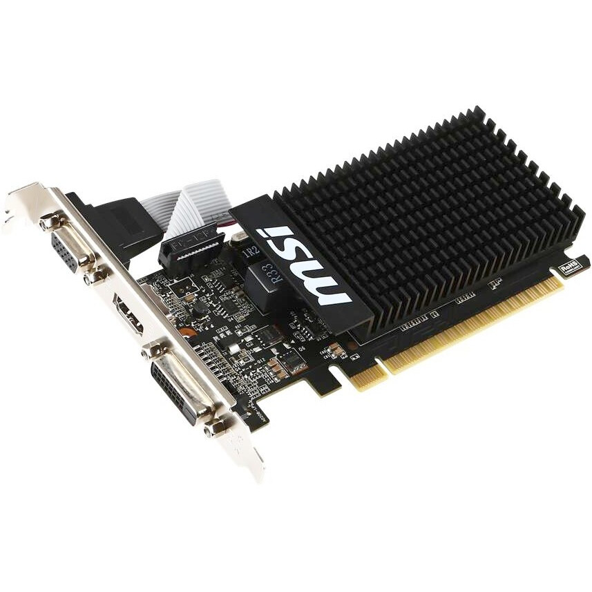 Carte graphique NVIDIA GeForce GT 710 MSI 2GB (GT 710 2GD3H LP)
