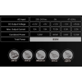 Alimentation électrique 850W Mars Gaming MPB850SI