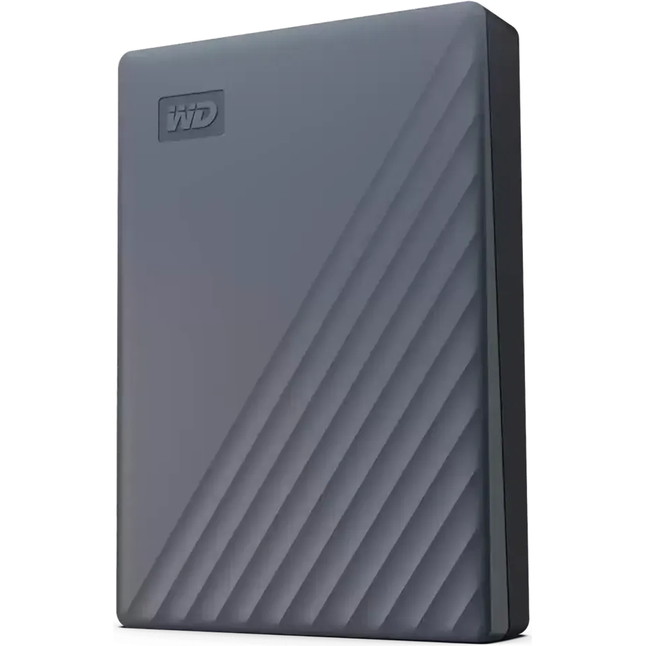 Disque dur externe 4TB WD My Passport Grey (WDBRMD0040BGY) - WDBRMD0040BGY-WESN