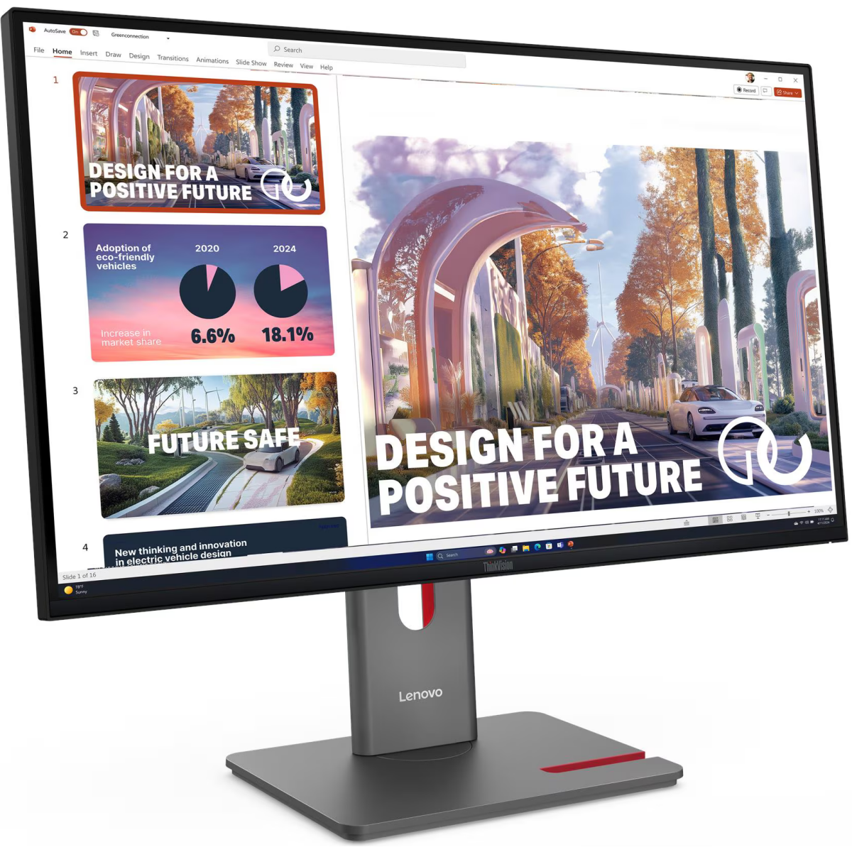 Écran Lenovo 27" ThinkVision P27QD-40 (64B3GAR2EU) - photo 3