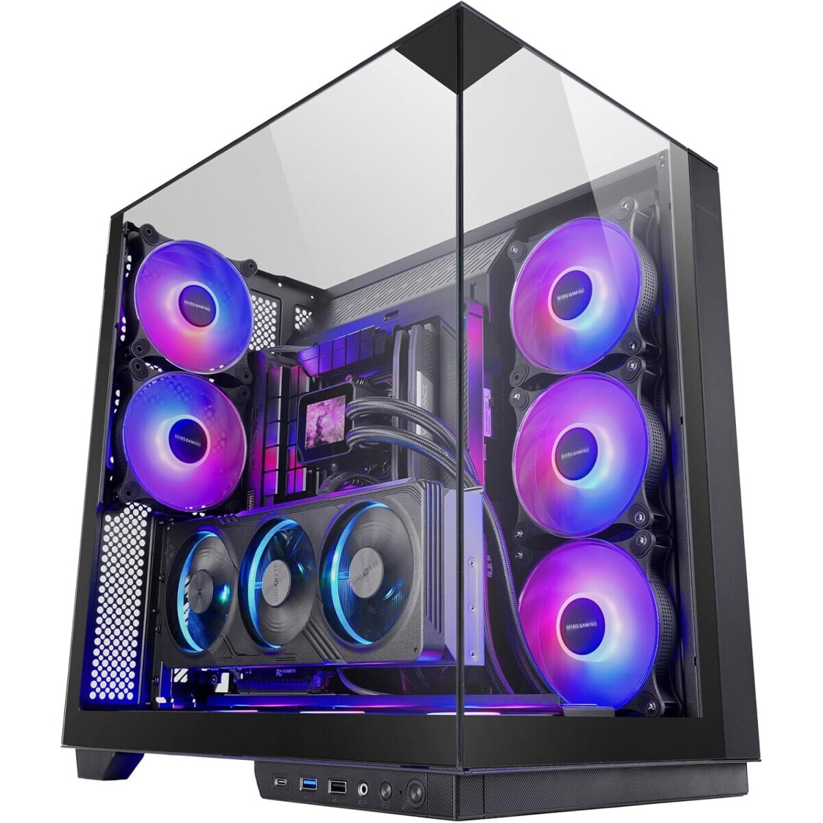 Boîtier Mars Gaming MC-3GF Black - MC3GF