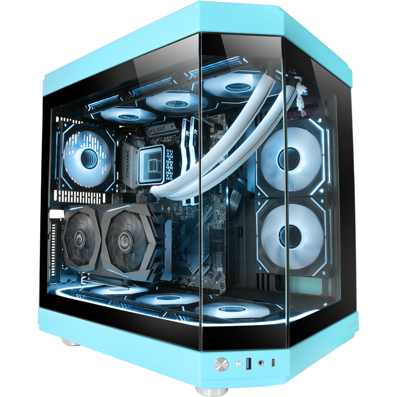 Boîtier Mars Gaming MC-3T Blue - MC3TB