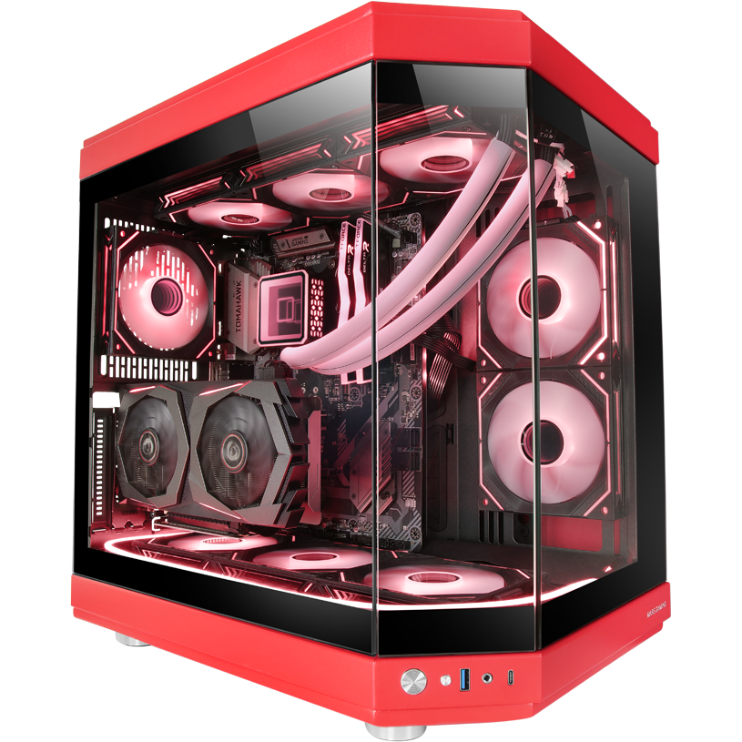 Boîtier Mars Gaming MC-3T Red - MC3TR
