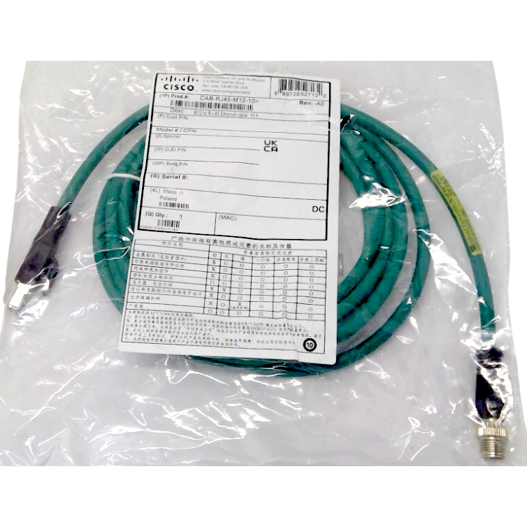Câble Cisco CAB-RJ45-M12-10 - CAB-RJ45-M12-10= - photo 3