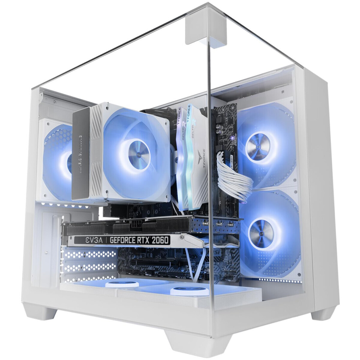 Boîtier Mars Gaming MC-VISIONM White - MCVISIONMW