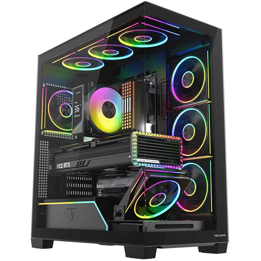 Boîtier MODECOM Volcano Stellar Plus Midi Black - AT-STELLAR-PLUS-NF-0000-10 - photo 10