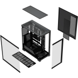 Boîtier MODECOM Volcano Stellar Plus Midi Black (AT-STELLAR-PLUS-NF-0000-10)