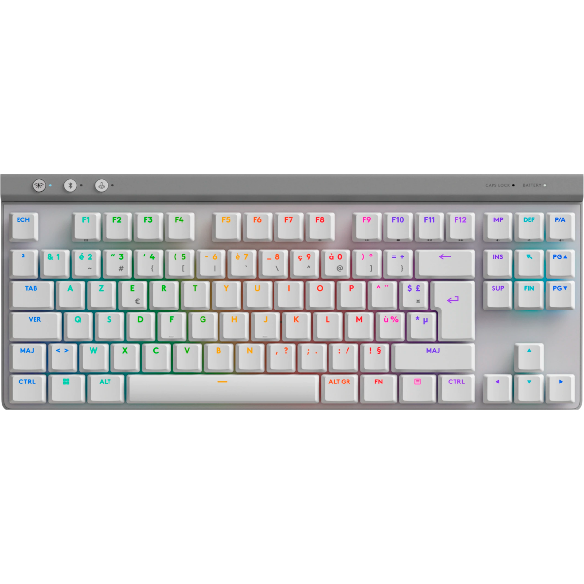 Clavier Logitech G515 Lightspeed Tactile White (920-012547)