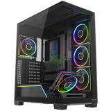 Boîtier MODECOM Volcano Stellar Plus ARGB Midi 5F Black (AT-STELLAR-PLUS-5F-ARGB-10)