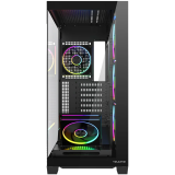 Boîtier MODECOM Volcano Stellar Plus ARGB Midi 5F Black (AT-STELLAR-PLUS-5F-ARGB-10)