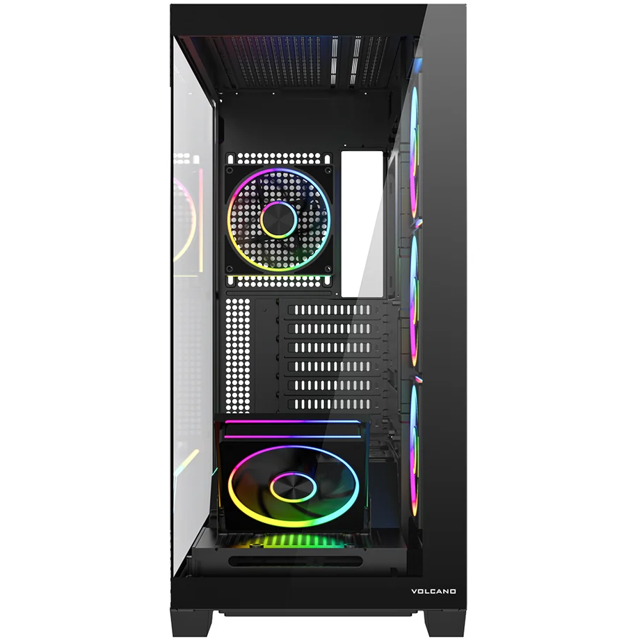Boîtier MODECOM Volcano Stellar Plus ARGB Midi 5F Black - AT-STELLAR-PLUS-5F-ARGB-10 - photo 2
