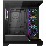 Boîtier MODECOM Volcano Stellar Plus ARGB Midi 5F Black (AT-STELLAR-PLUS-5F-ARGB-10)