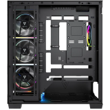 Boîtier MODECOM Volcano Stellar Plus ARGB Midi 5F Black (AT-STELLAR-PLUS-5F-ARGB-10)