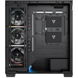 Boîtier MODECOM Volcano Stellar Plus ARGB Midi 5F Black (AT-STELLAR-PLUS-5F-ARGB-10)