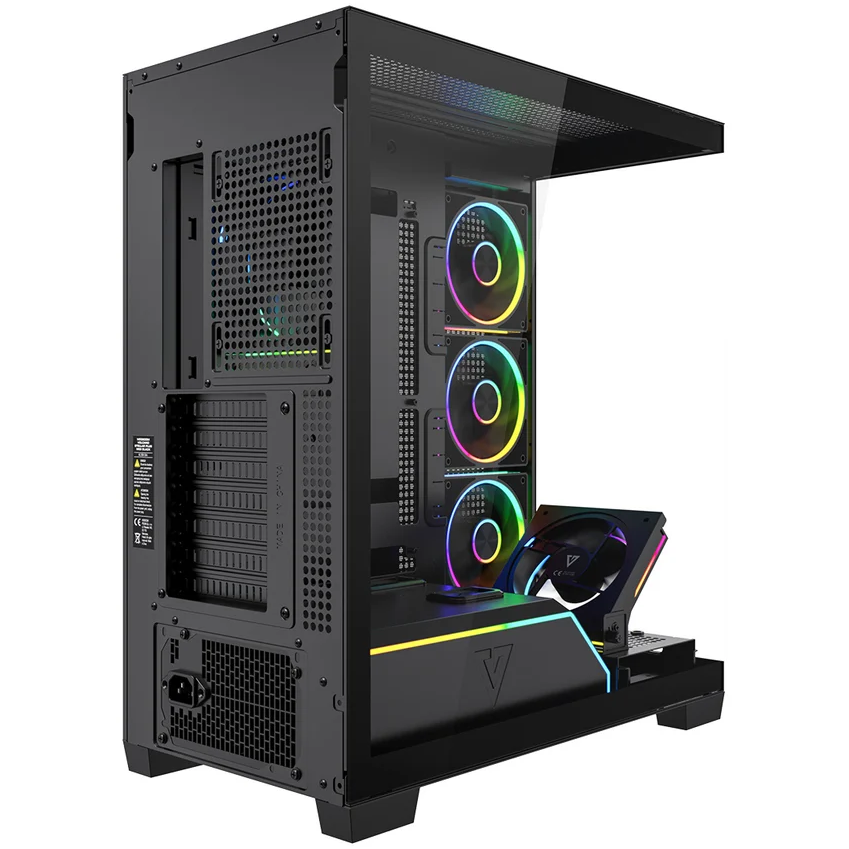 Boîtier MODECOM Volcano Stellar Plus ARGB Midi 5F Black - AT-STELLAR-PLUS-5F-ARGB-10 - photo 8