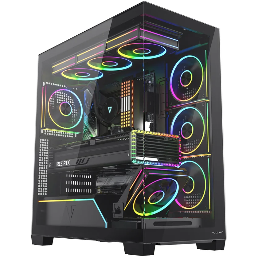 Boîtier MODECOM Volcano Stellar Plus ARGB Midi 5F Black - AT-STELLAR-PLUS-5F-ARGB-10 - photo 11