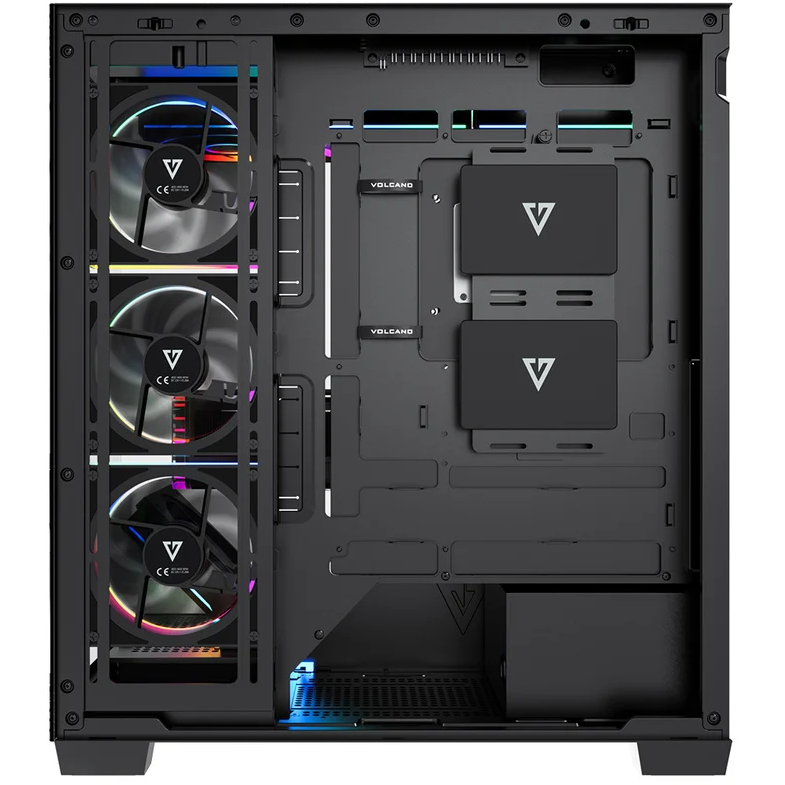 Boîtier MODECOM Volcano Stellar Plus ARGB Midi 8F Black - AT-STELLAR-PLUS-8F-ARGB-10 - photo 5