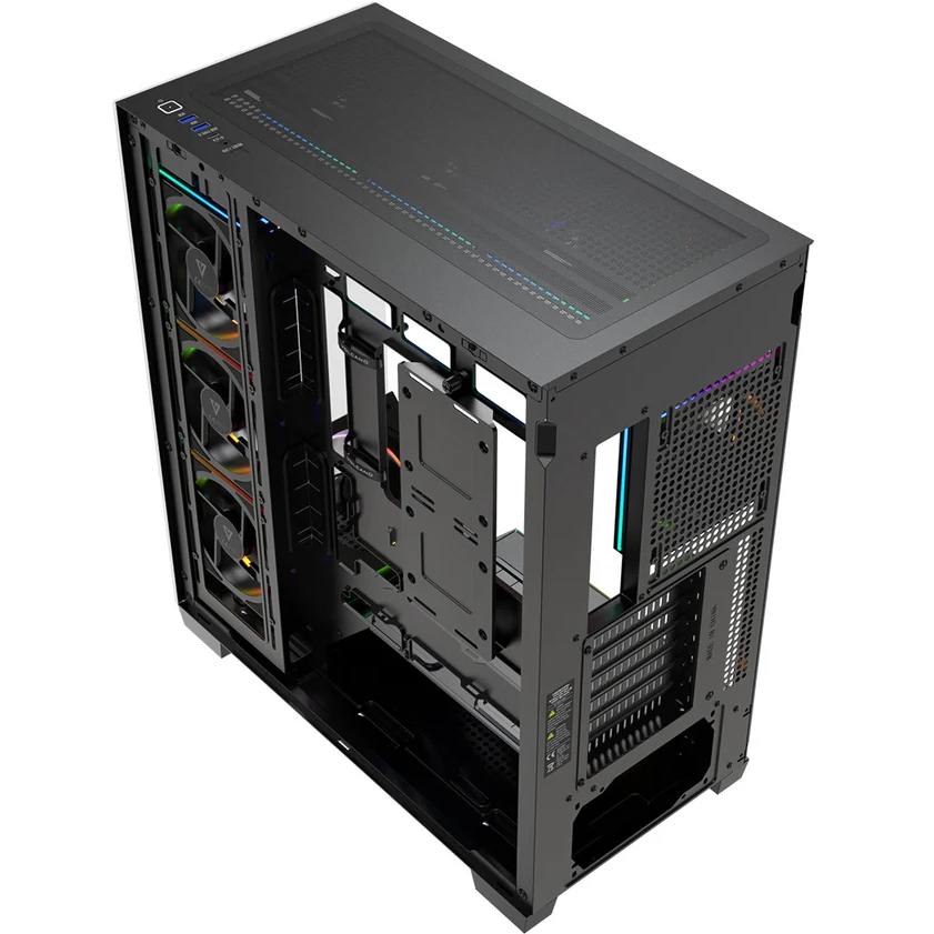 Boîtier MODECOM Volcano Stellar Plus ARGB Midi 8F Black - AT-STELLAR-PLUS-8F-ARGB-10 - photo 6