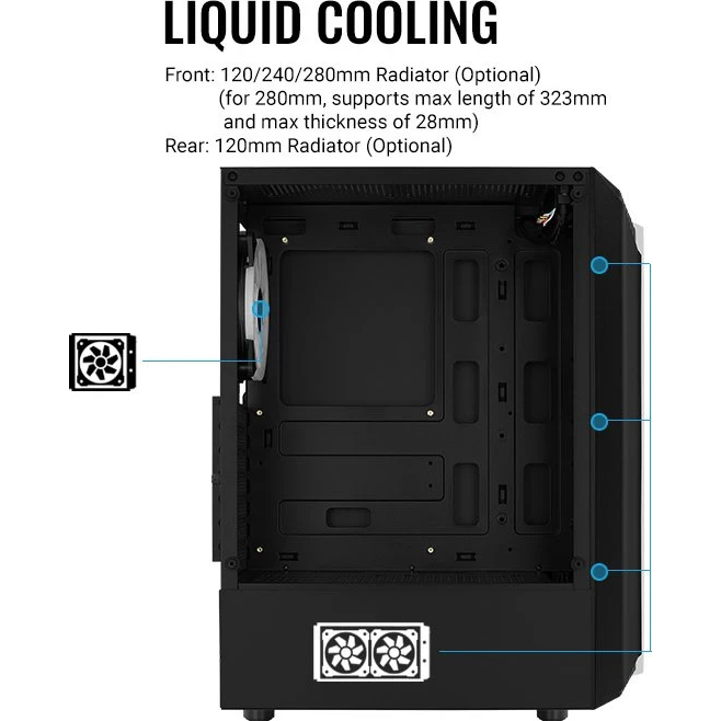 Boîtier AeroCool Beam V2 White - ACCM-PV34113.21 - photo 21