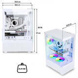 Boîtier Spirit Of Gamer Spectra Artic (8302RAW)