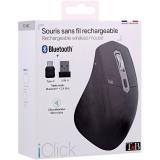Souris T'nB iClick Dual Connect Black (MWBTPOWER3)