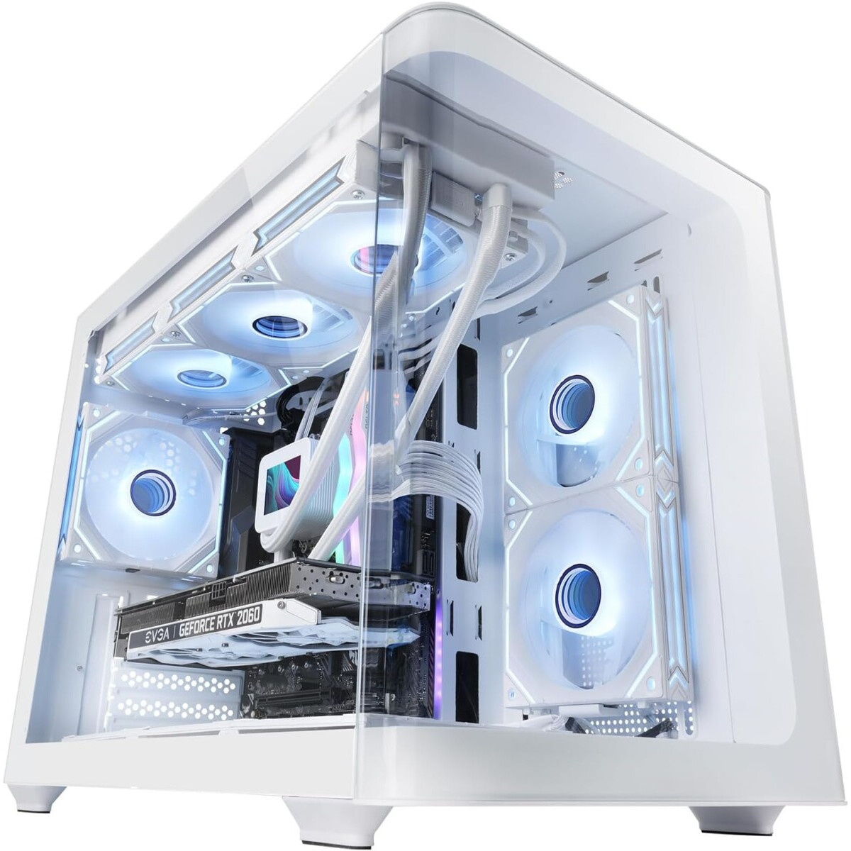 Boîtier Mars Gaming MC-FUSIONM White - MCFUSIONMW