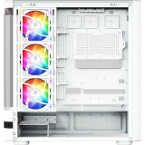 Boîtier MODECOM Volcano AQ100 ARGB Midi White (MC-A-AQ100-4FA-W)