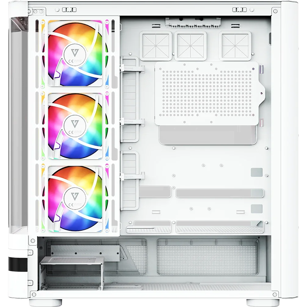 Boîtier MODECOM Volcano AQ100 ARGB Midi White - MC-A-AQ100-4FA-W - photo 6
