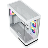 Boîtier MODECOM Volcano AQ100 ARGB Midi White (MC-A-AQ100-4FA-W)